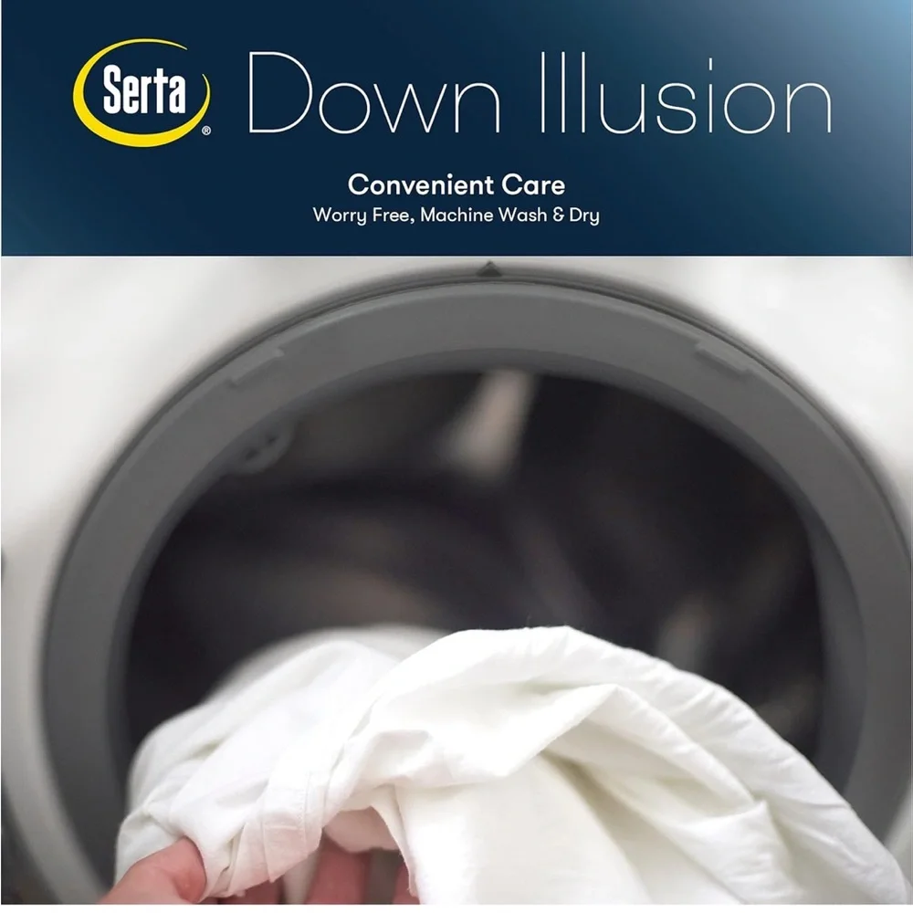 Serta Down Illusion Extra Warmth Hypoallergenic Down Alternative Comforter